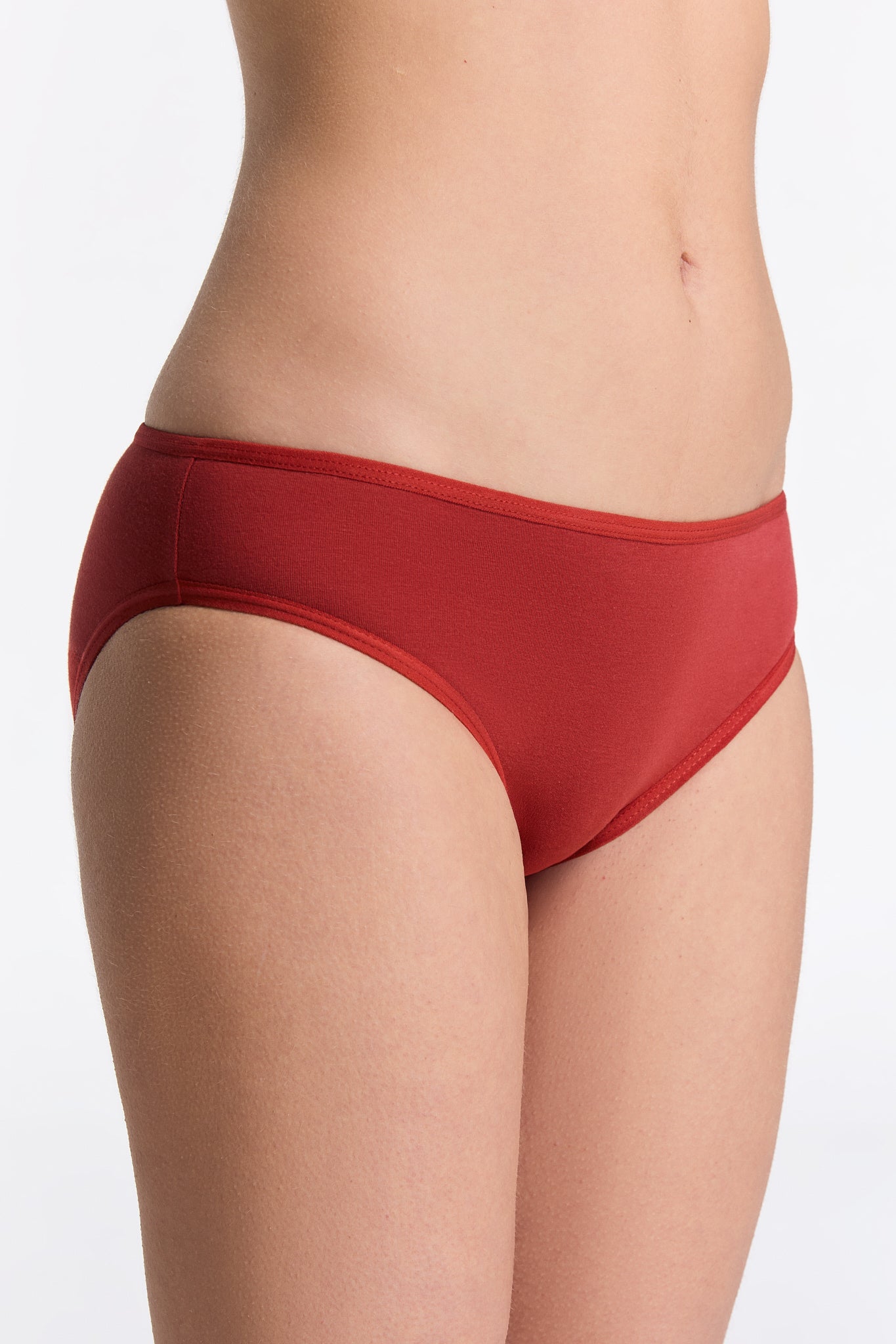 1151-119 | Damen Slip Klassisch - Rot Ocker