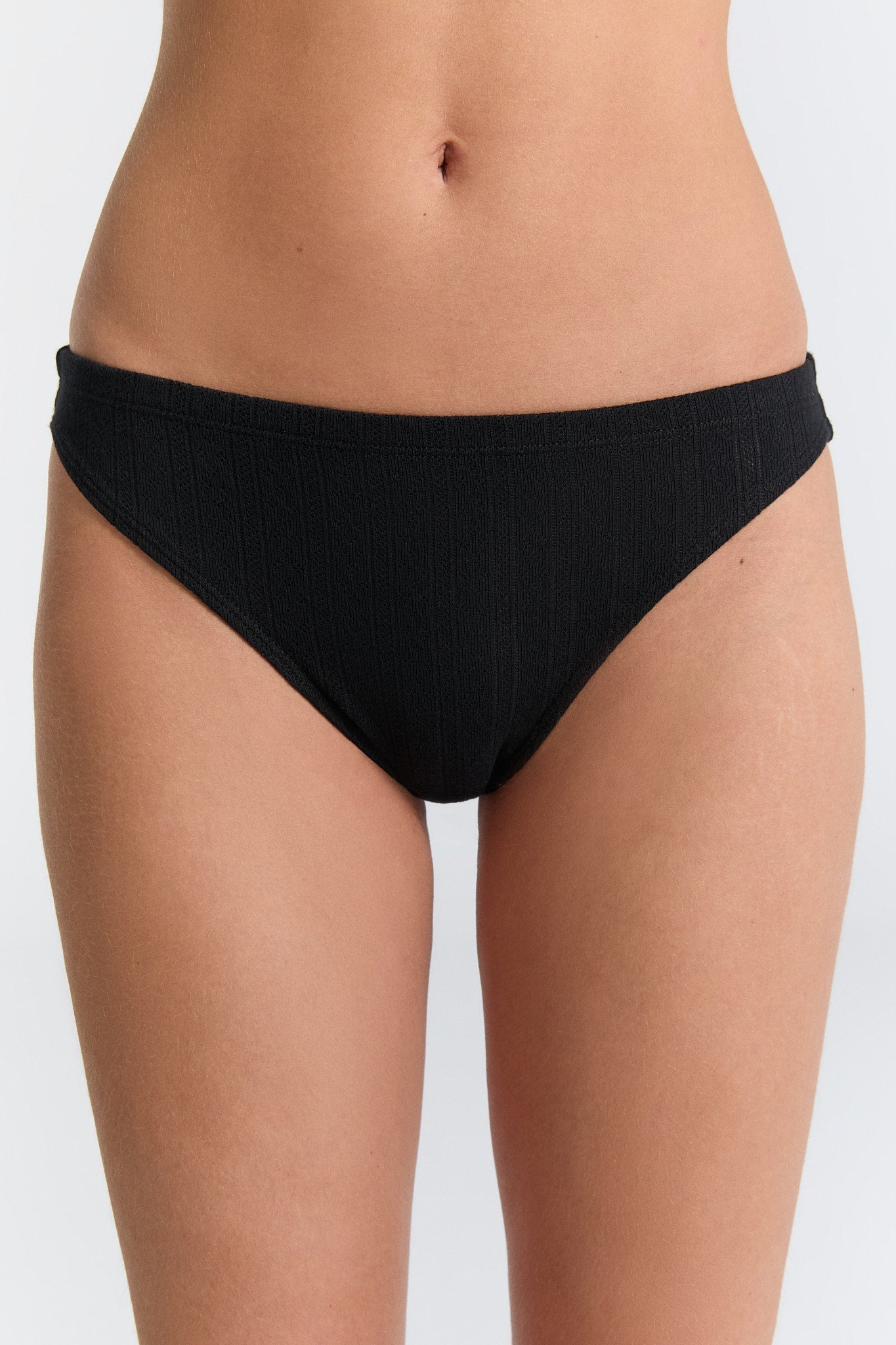 1161-021 | Damen Jacquard Slip - Schwarz