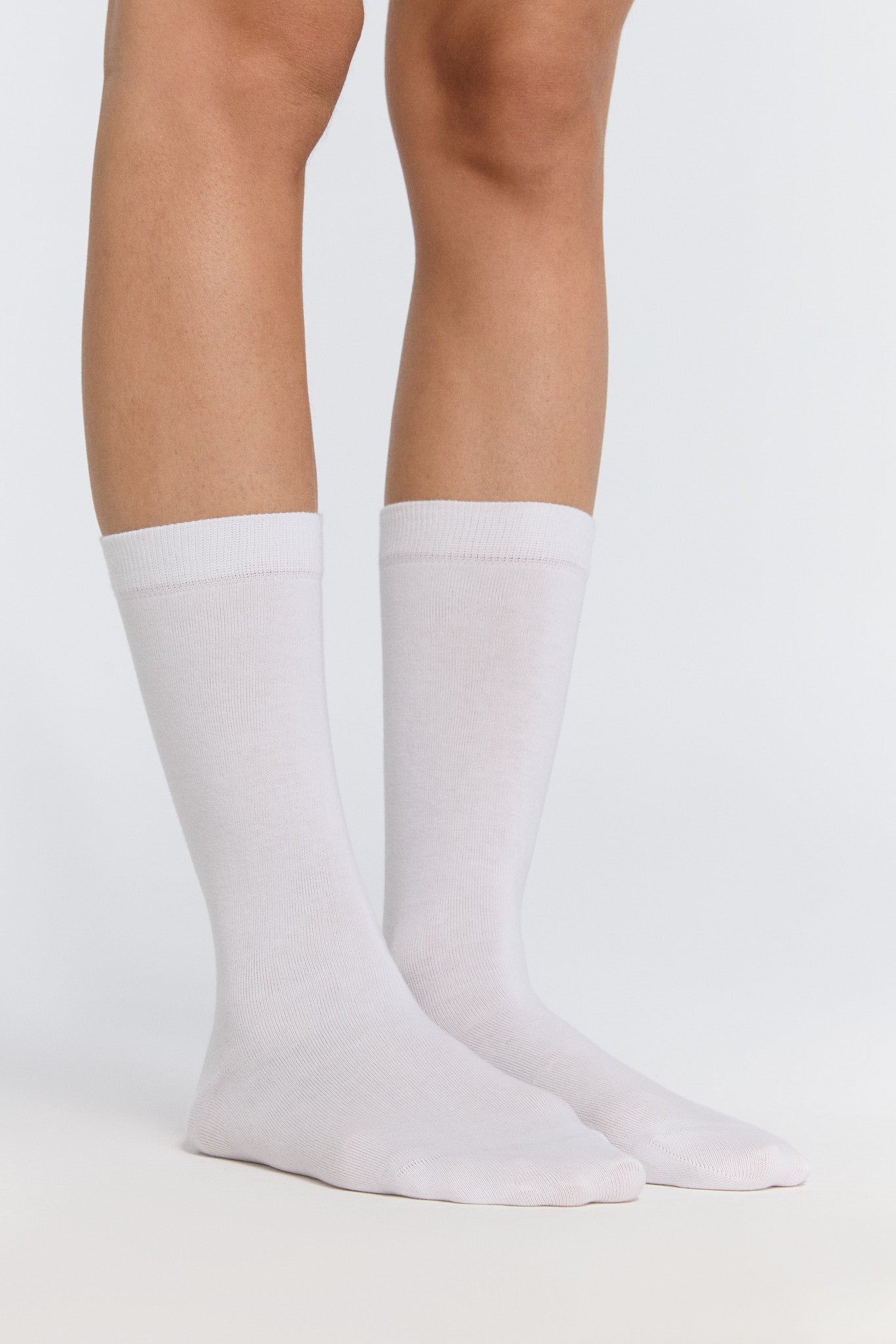 1329 | Unisex Socken - Naturweiss (6er Pack)