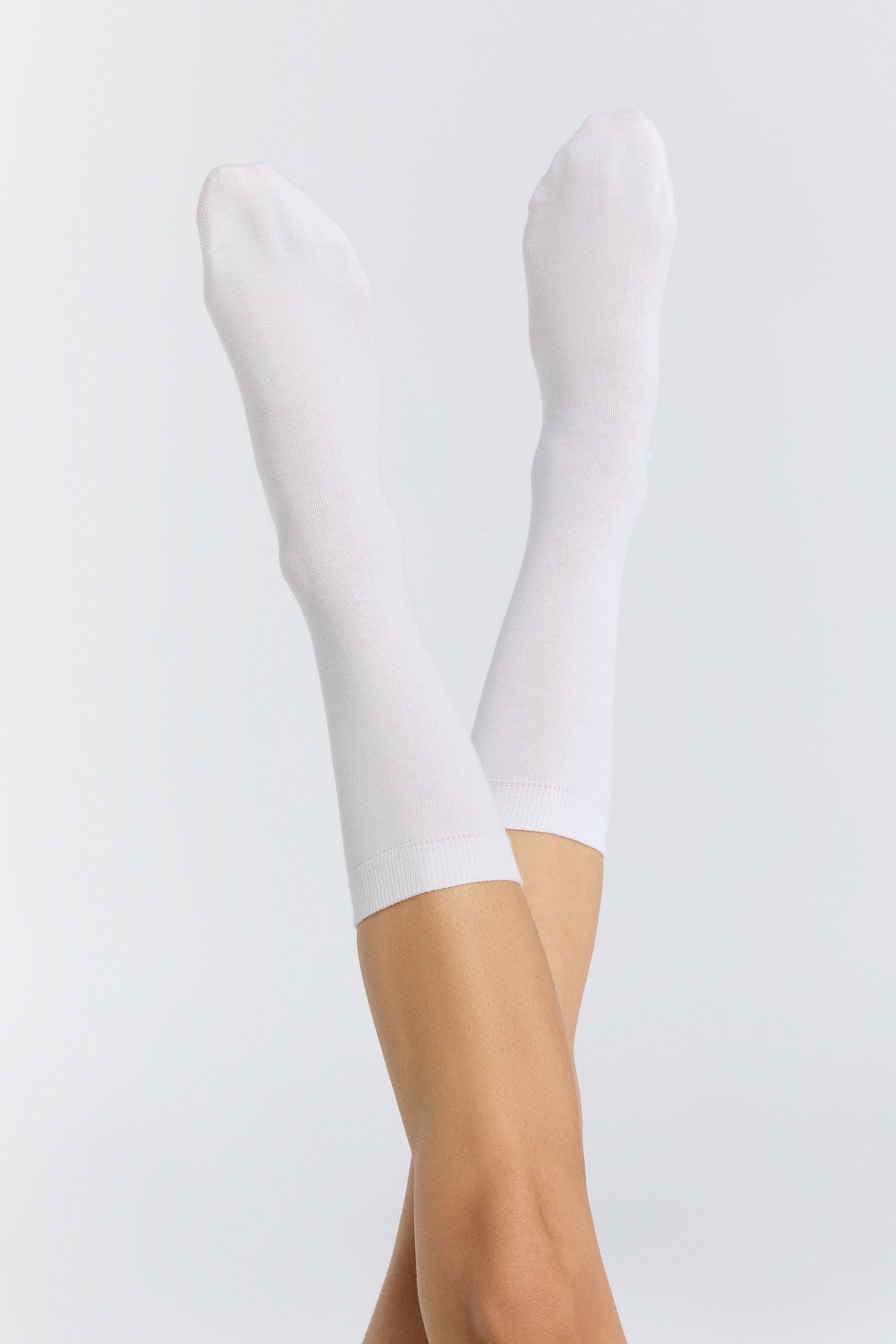 1329 | Unisex Socken - Naturweiss (6er Pack)