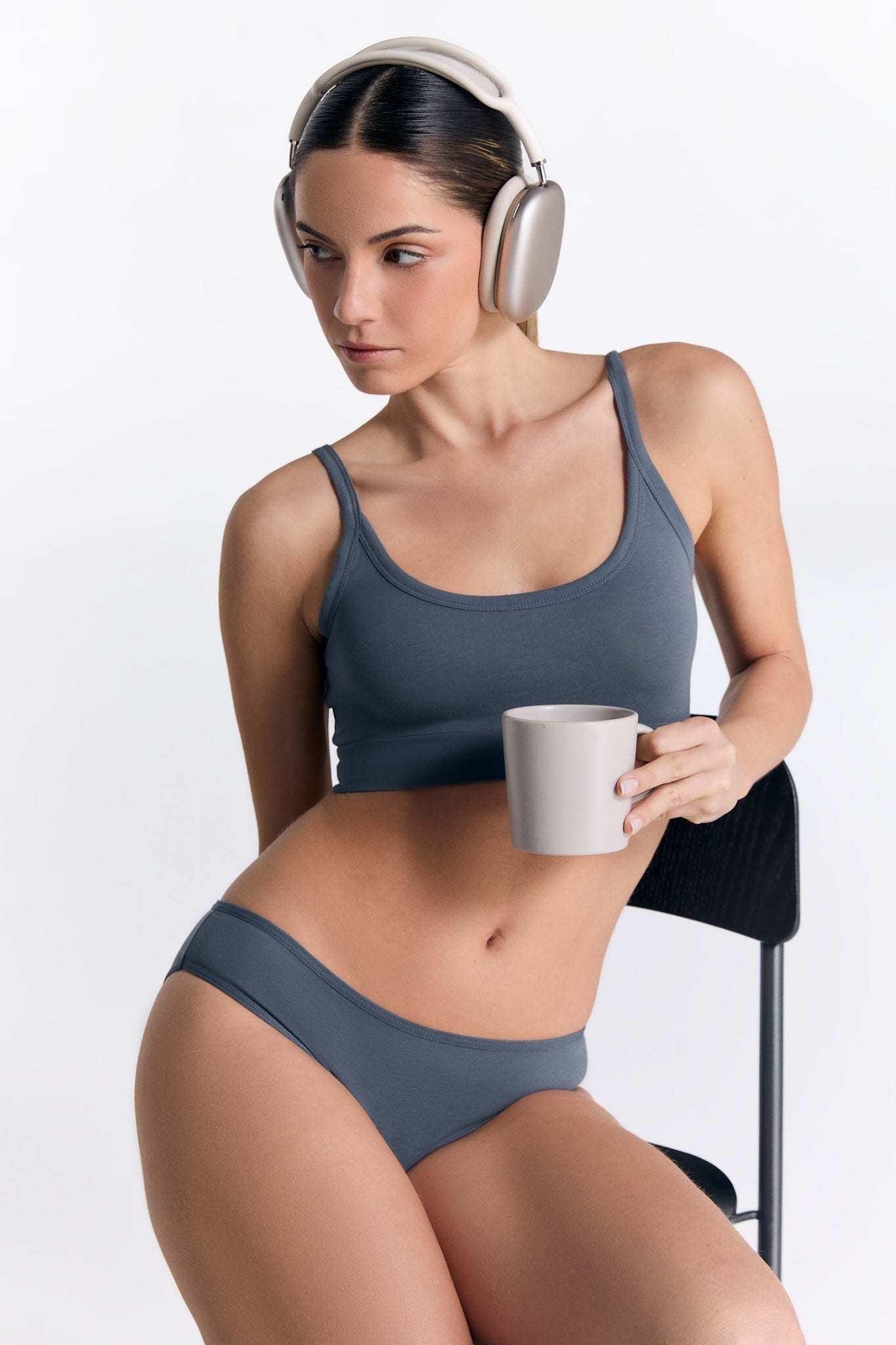 1151-68 | Damen Slip Klassisch - Dunklerschiefer