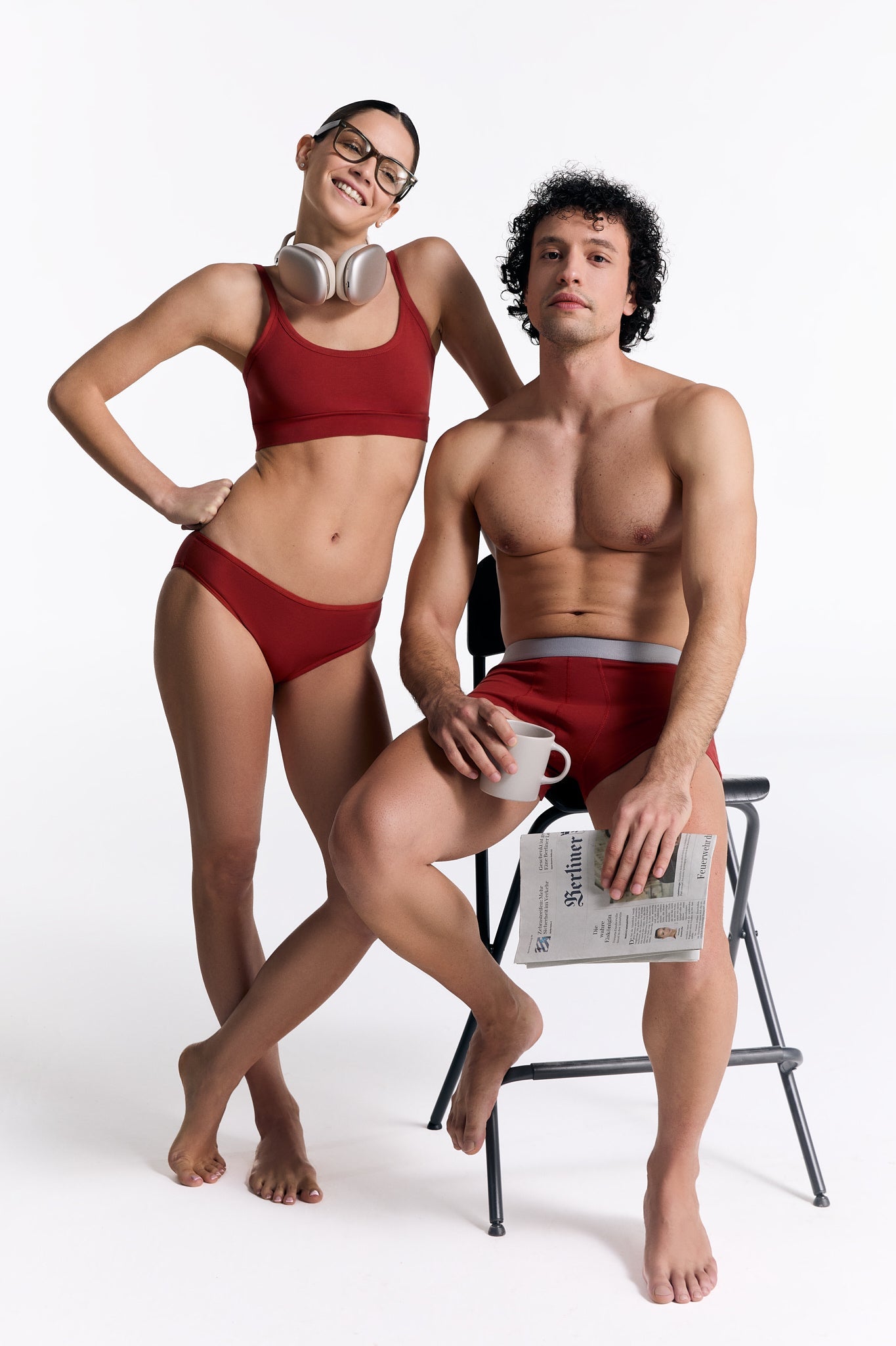 1511-119 | Damen Bustier - Rot Ocker