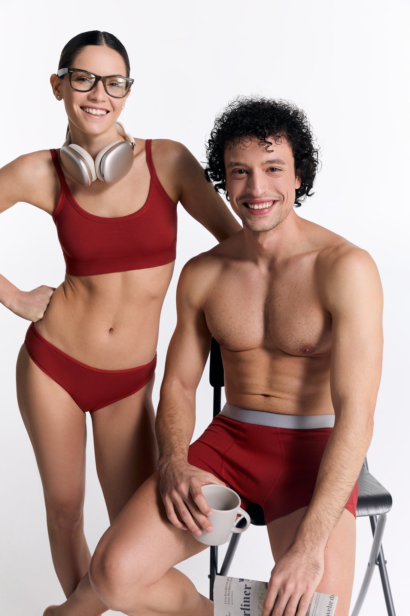 1511-119 | Damen Bustier - Rot Ocker