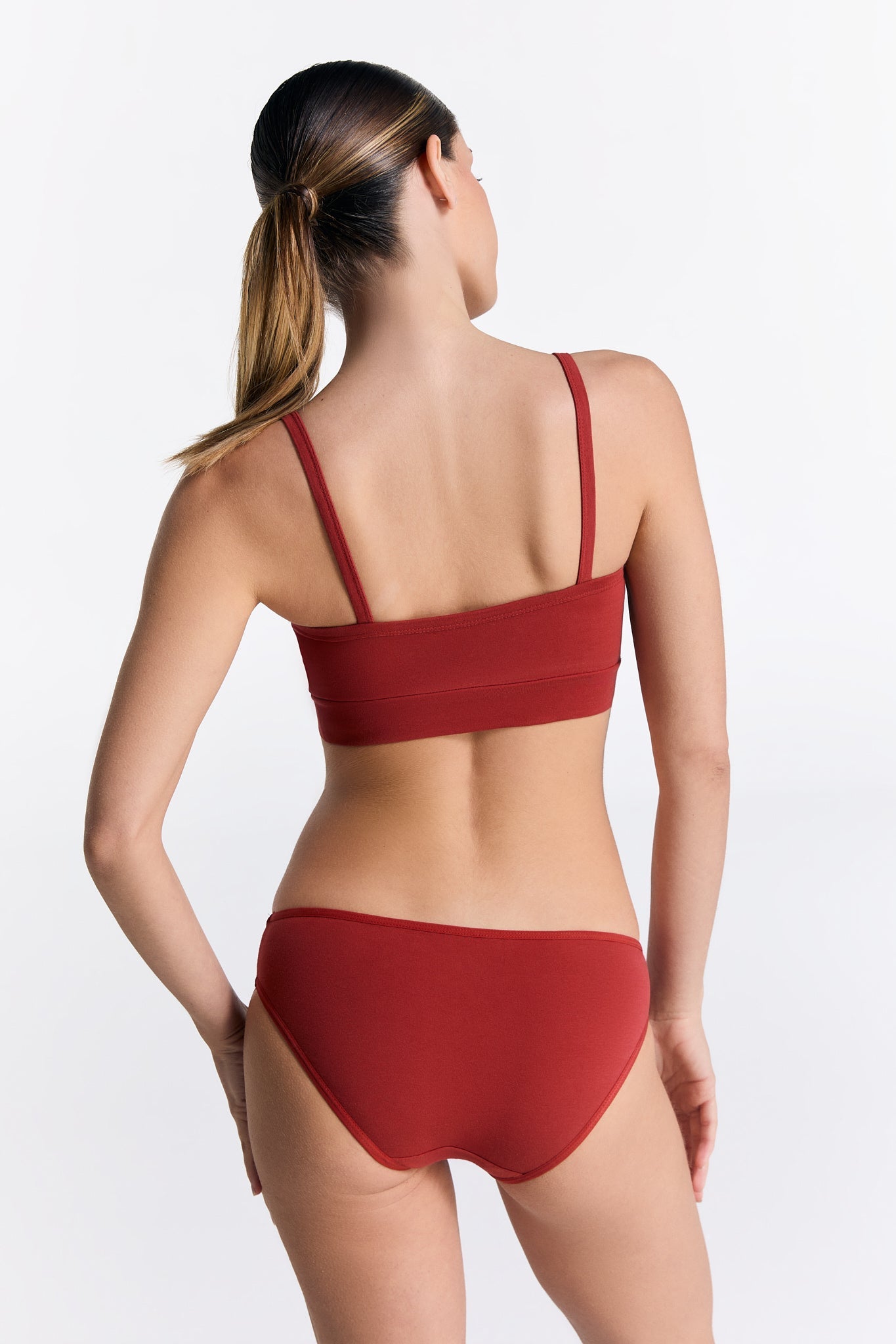 1151-119 | Damen Slip Klassisch - Rot Ocker