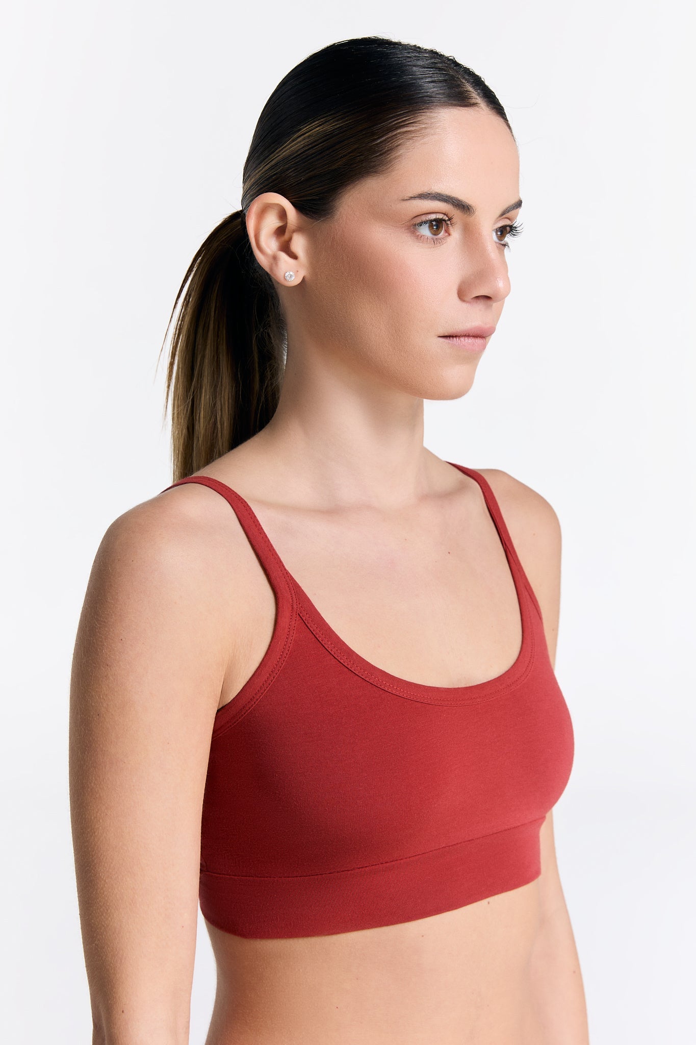 1511-119 | Damen Bustier - Rot Ocker