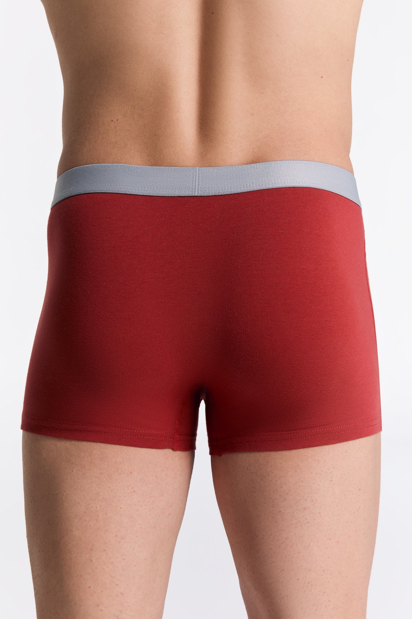 2121-119 | Herren Trunkshorts - Rot Ocker