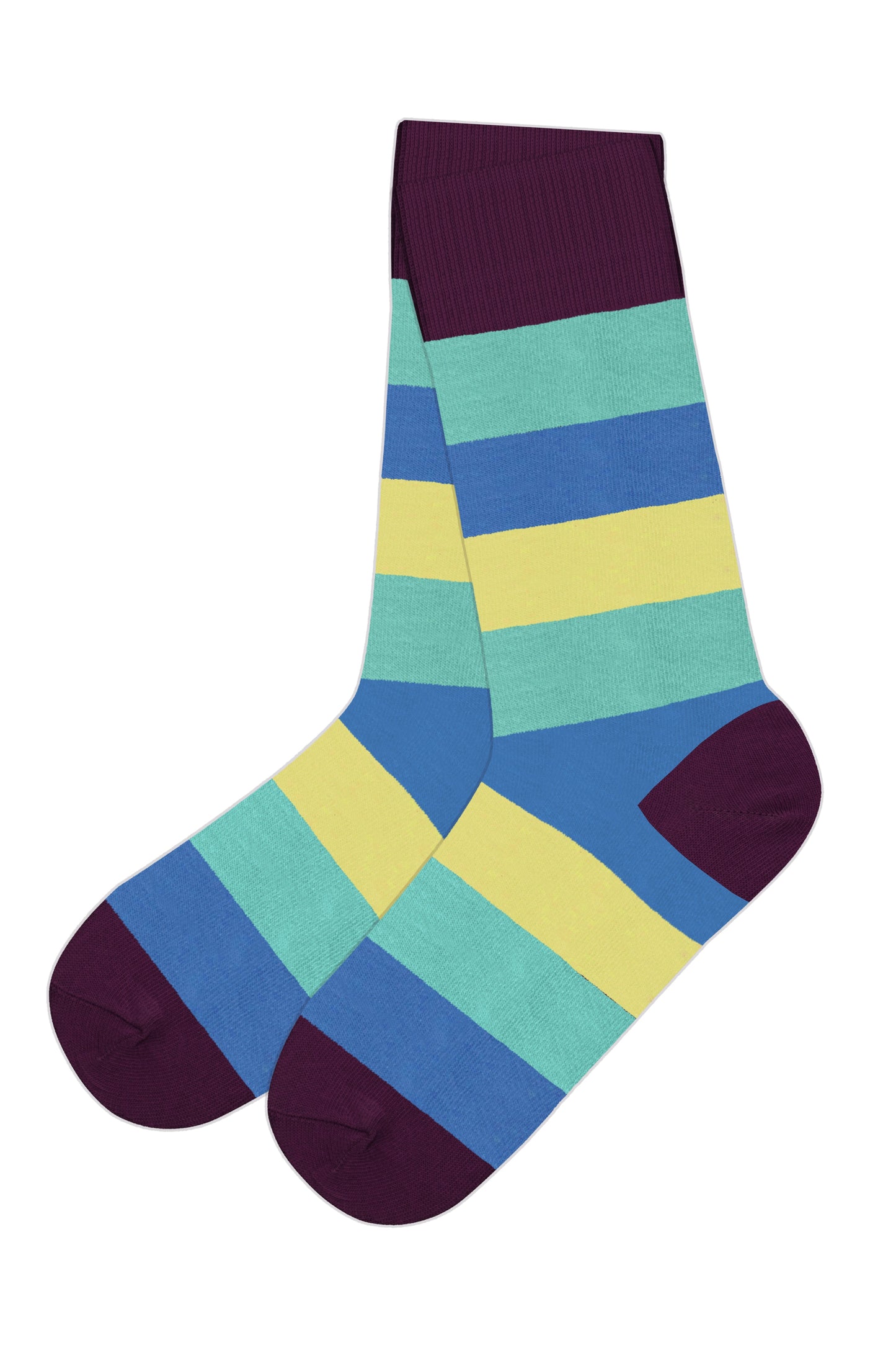 2367 | Unisex Strümpfe - Magenta/Kiwi/Aquamarin/Lime