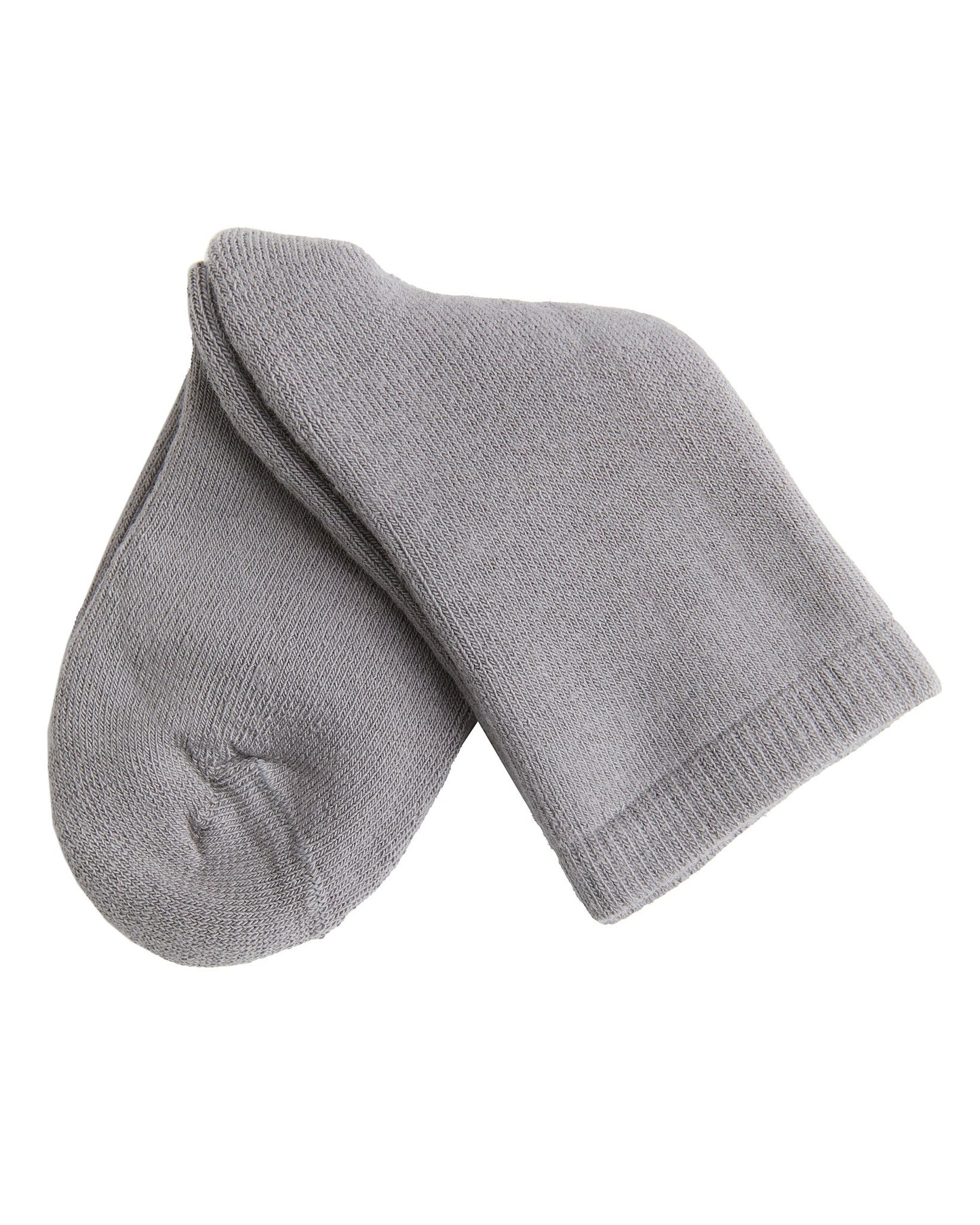 3503 | Kinder Frottee Socken - Hellgrau (6er Pack)