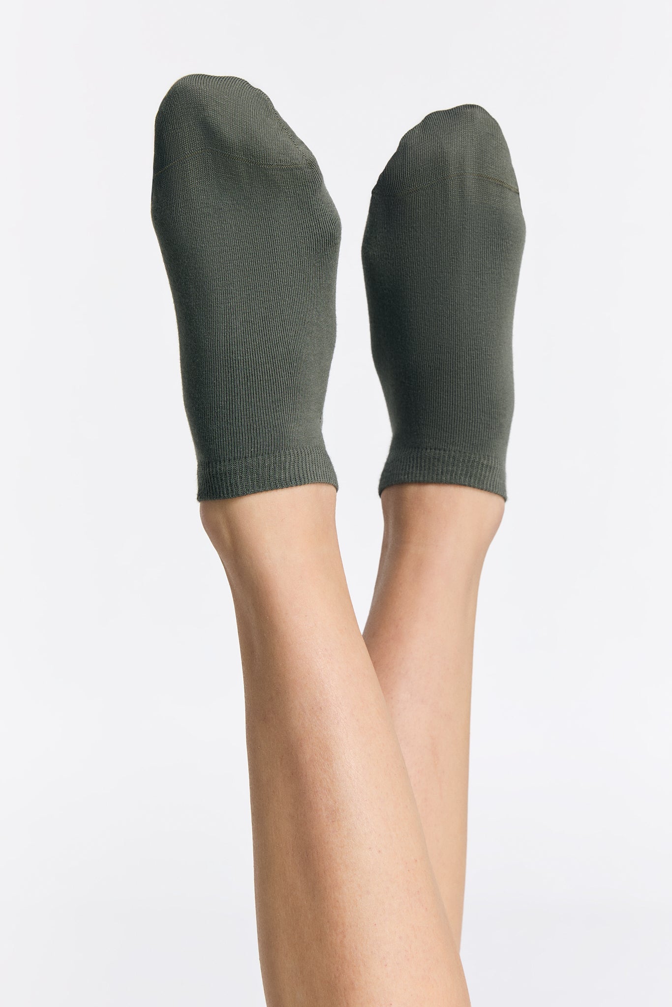 9326 | Sneakersocken - Bronzegrün (6er Pack)