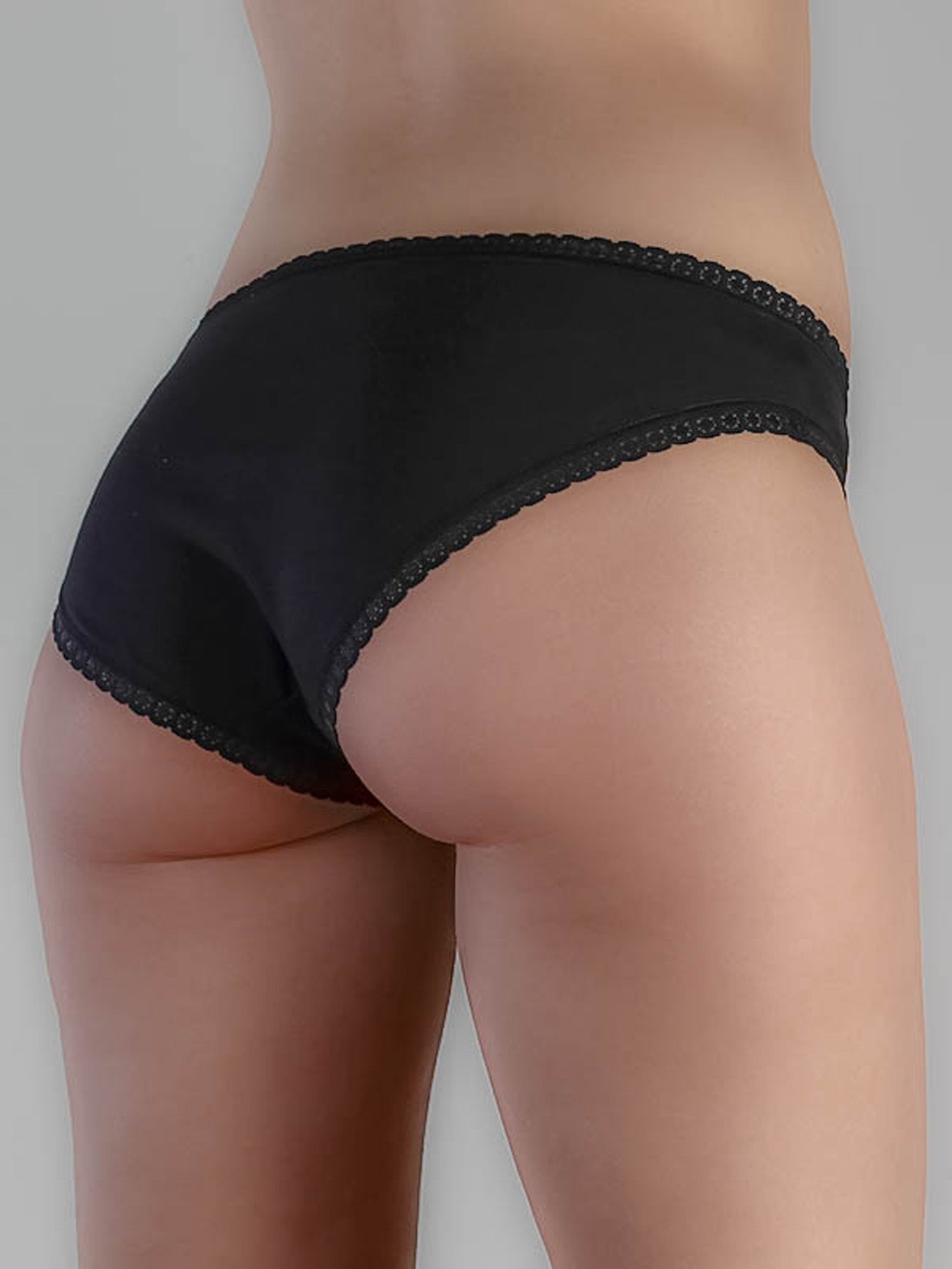 1111-02 | Damen Slip - Schwarz