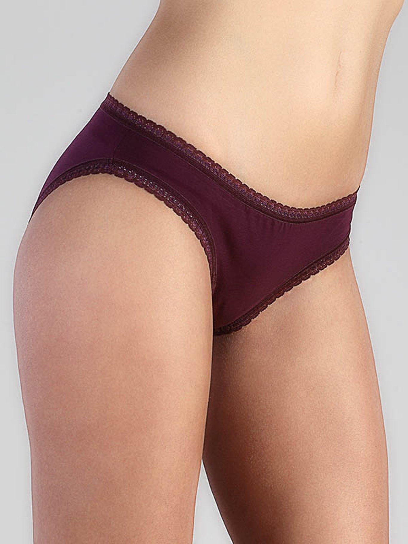 1111-05 | Damen Slip - Aubergine