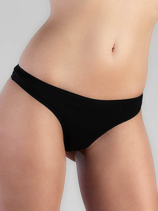 1121-01 | String briefs Black