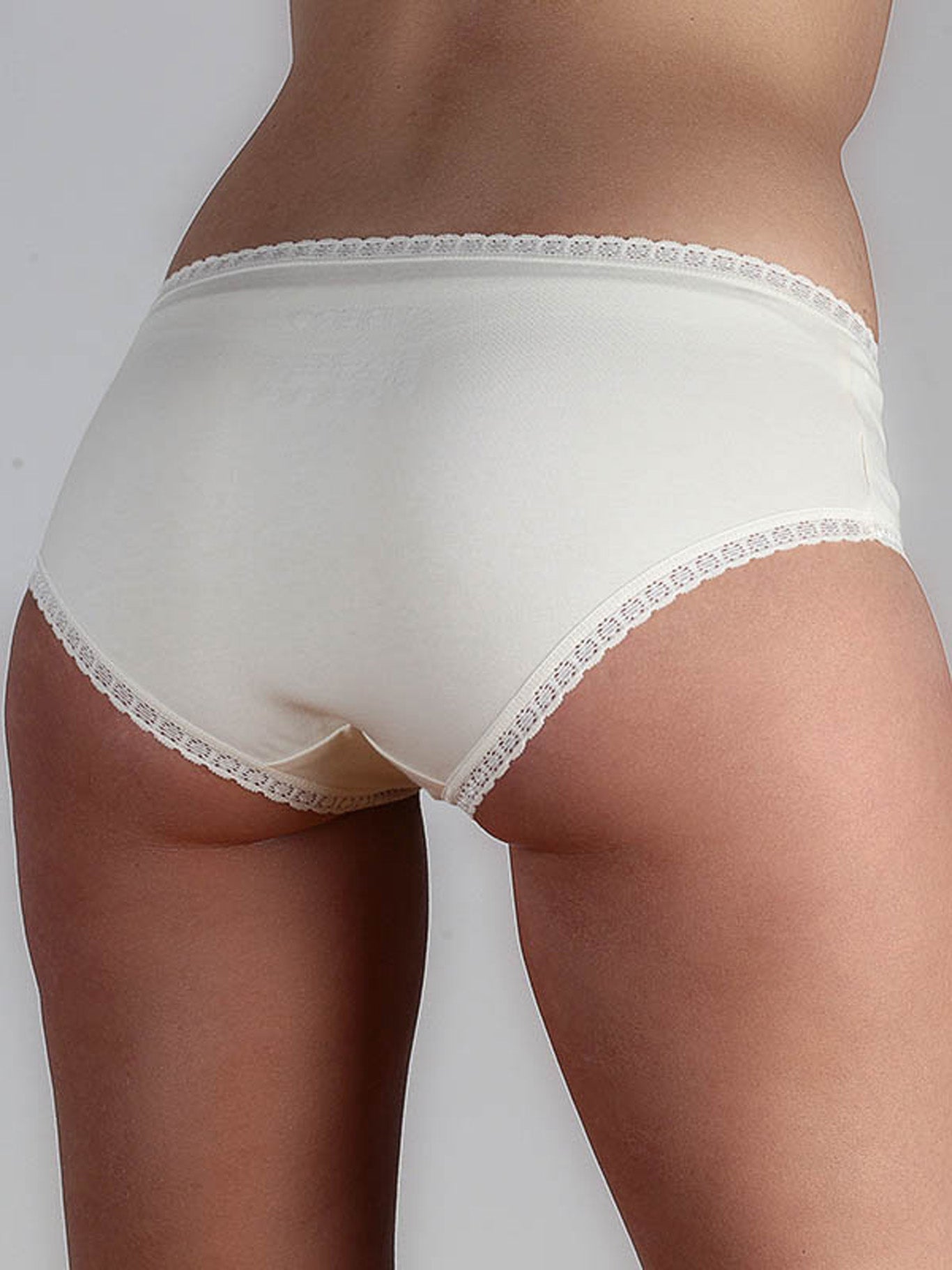 1131-03 | Damen Hipster mit Spitze - Natur