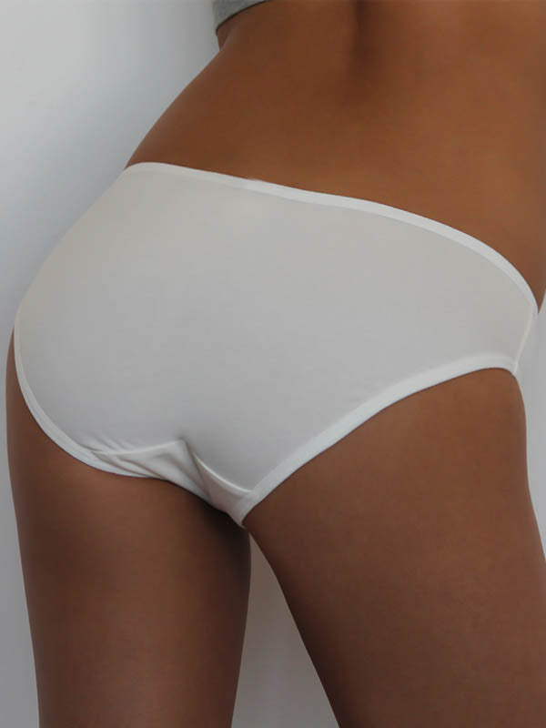 1151-02 | Damen Slip Klassische - Naturweiss