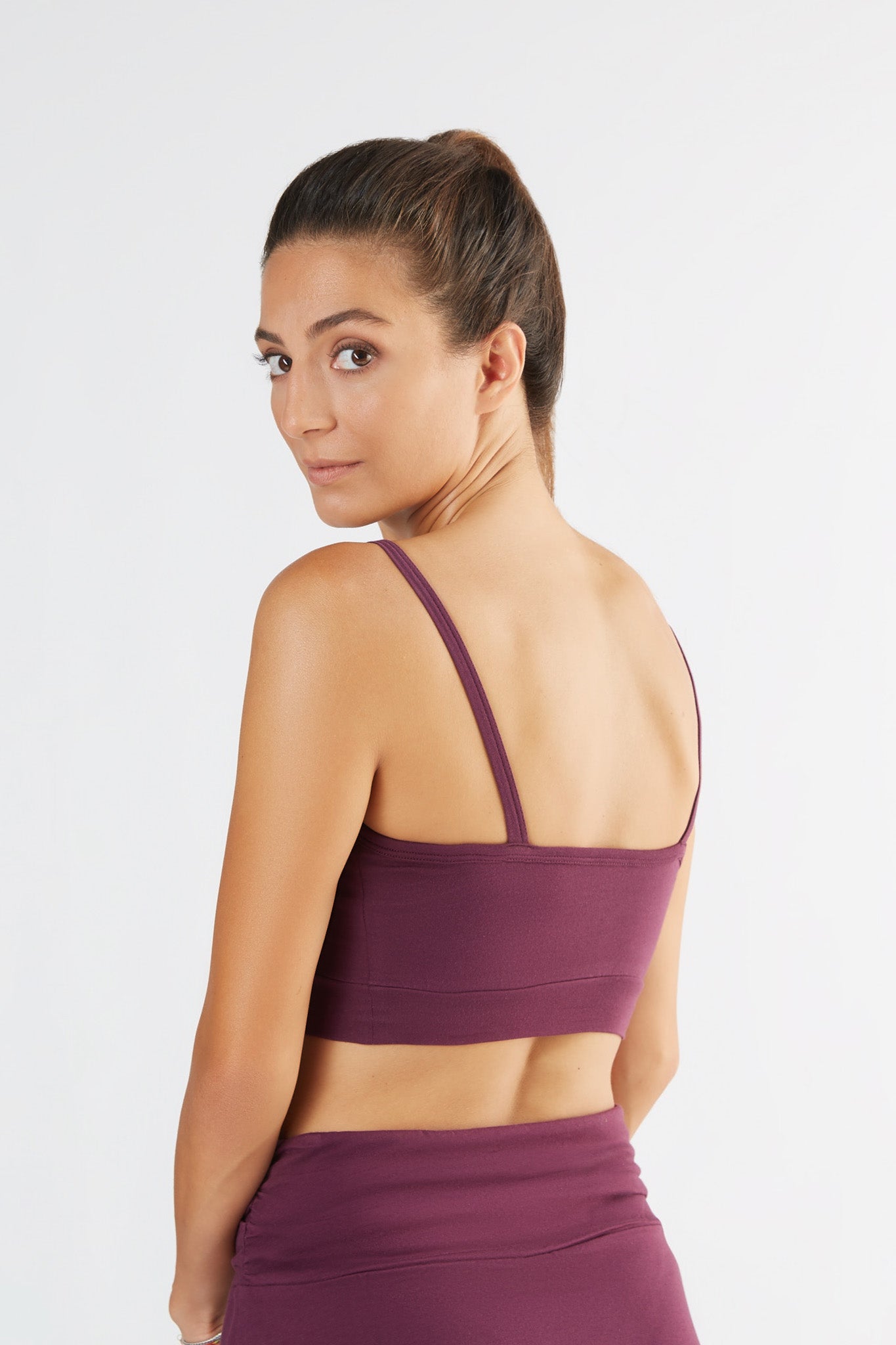 1511-028 | Damen Bustier - Aubergine