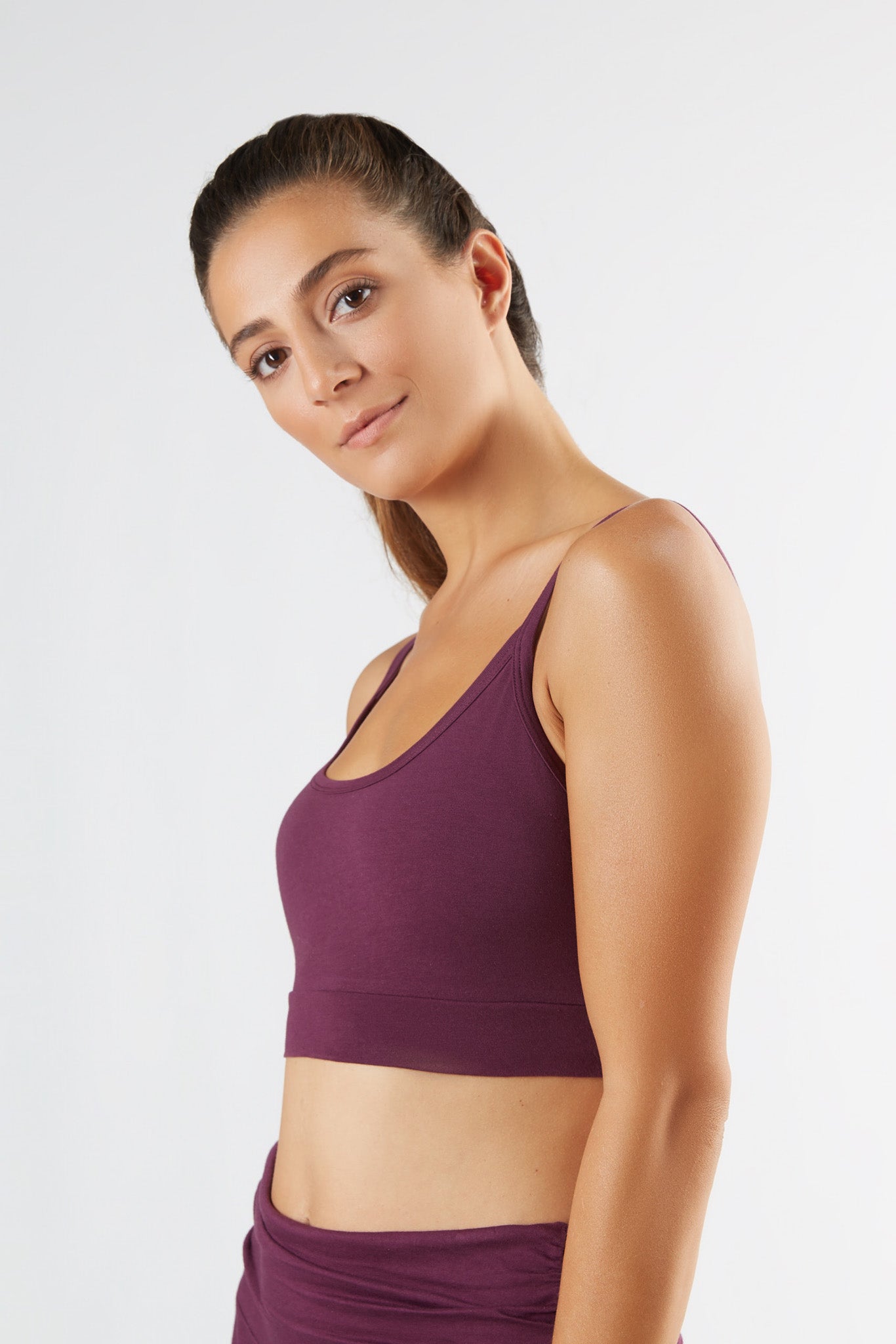 1511-028 | Damen Bustier - Aubergine