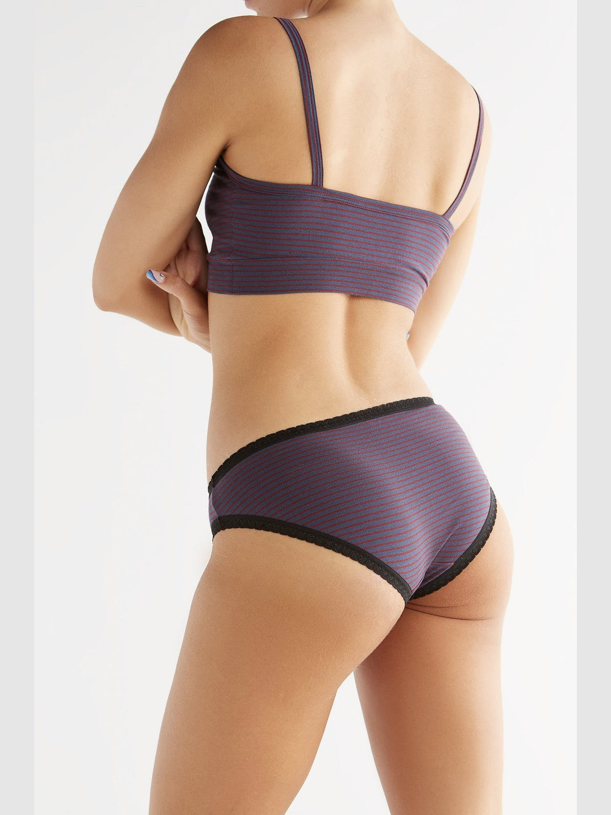 1511-056 | Damen Bustier - Indigo-Rot