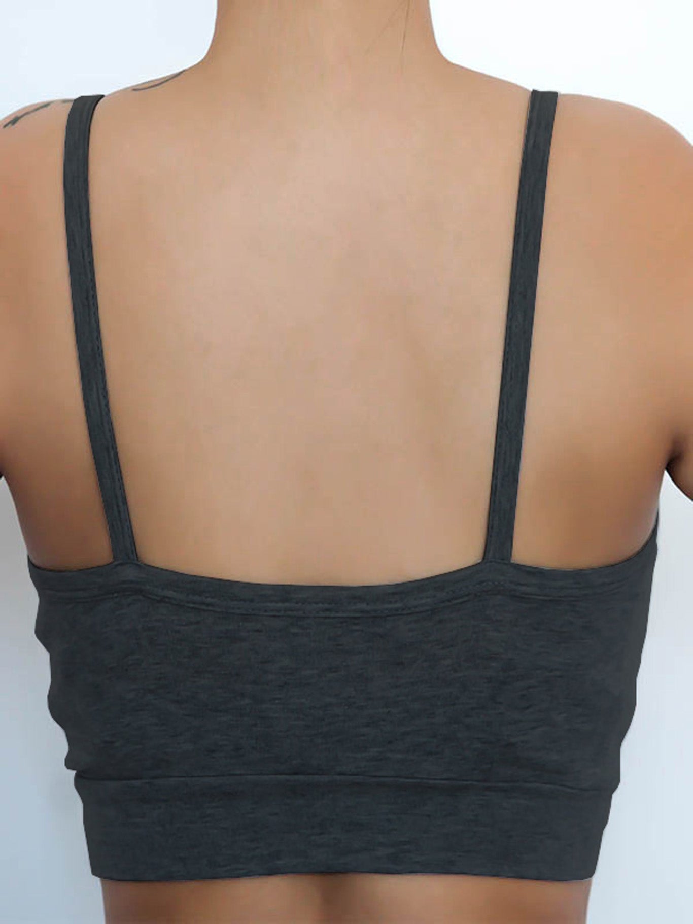 1511-07 | Damen Bustier - Anthrazit-Melange