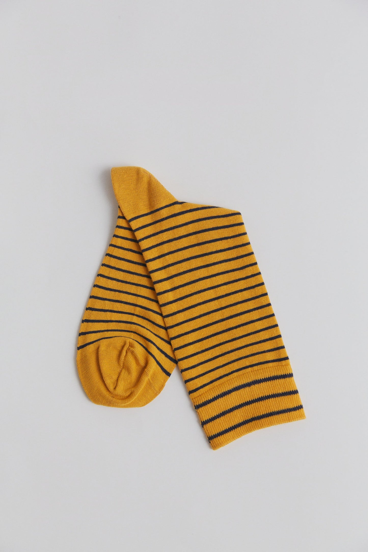 2308 | Stockings Indigo/Mustard Yellow