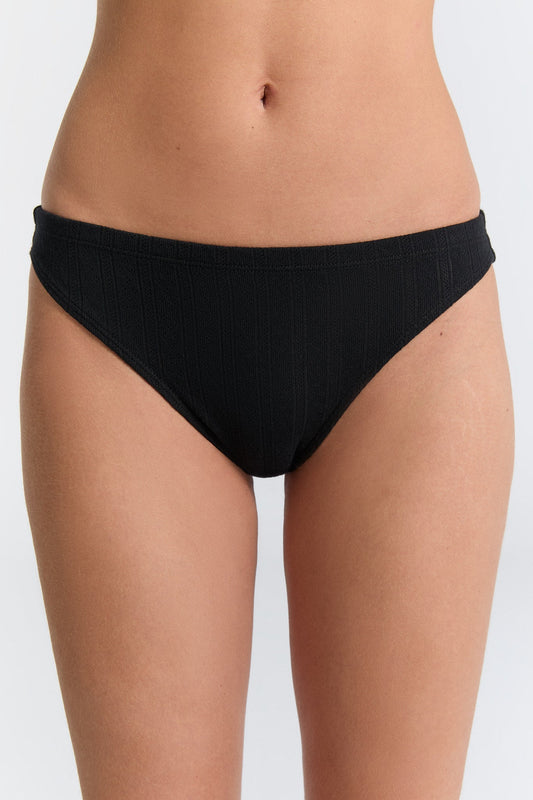 1161-021 | Damen Jacquard Slip - Schwarz