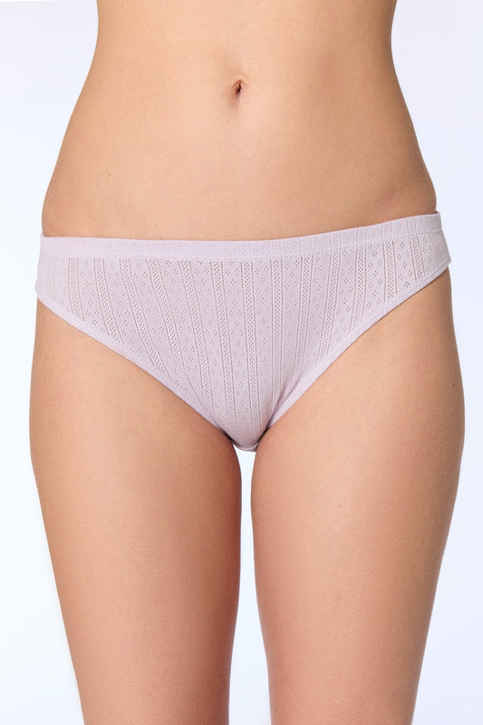 1161-151 | Damen Jacquard Slip - Blasslila