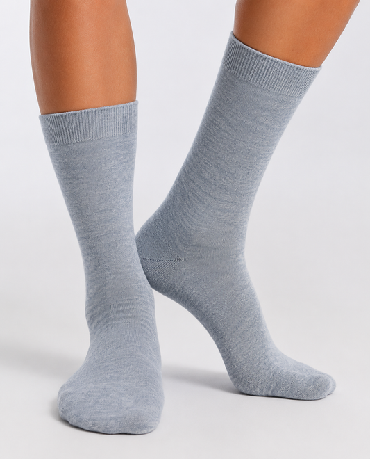 1338 | Socken - Eisblau Melange