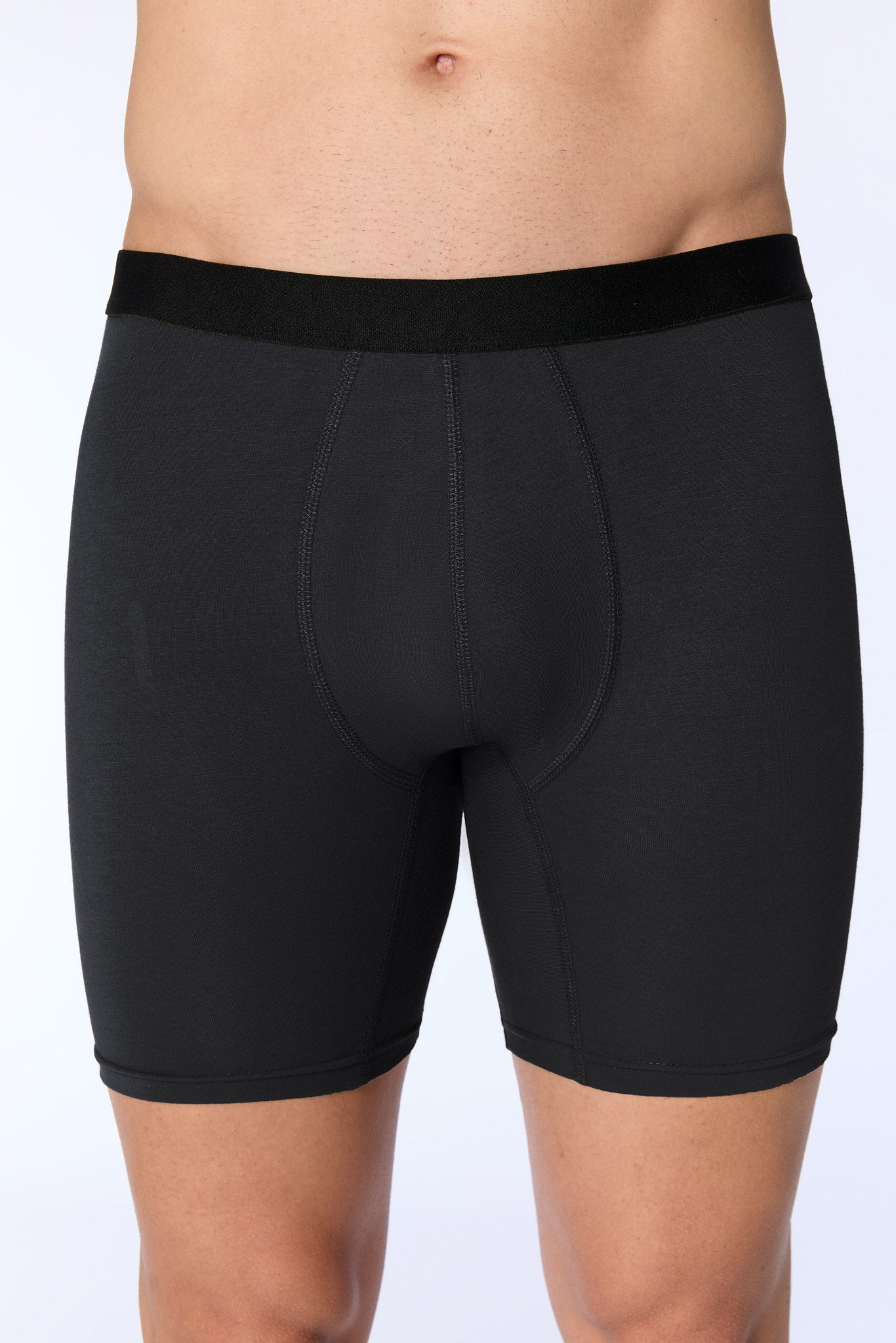 2123-021 | Herren Long Trunkshorts - Schwarz