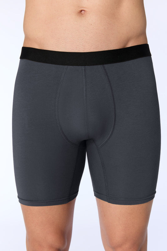 2123-102 | Herren Long Trunkshorts - Anthrazit