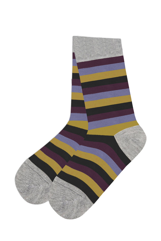 3331 | Kinder Socken - Magenta/Lavendel/Ingwer/Indigo
