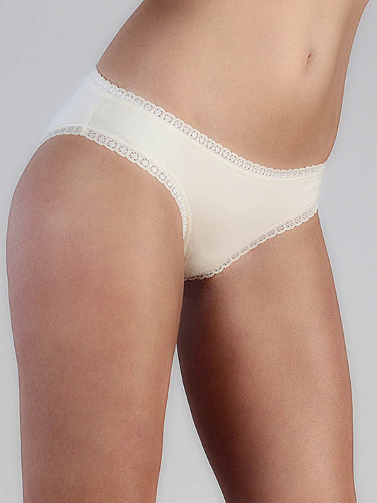 1111-04 | Women's briefs with lace,Natural