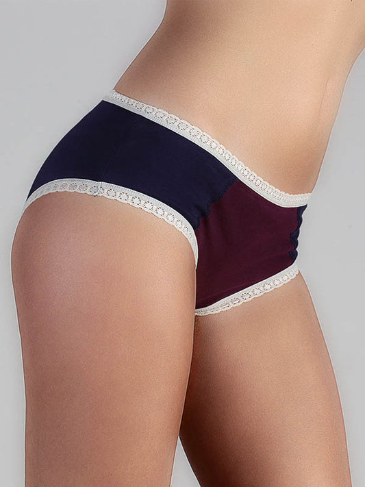 1131-02 | Hipster briefs with lace,Dark Blue