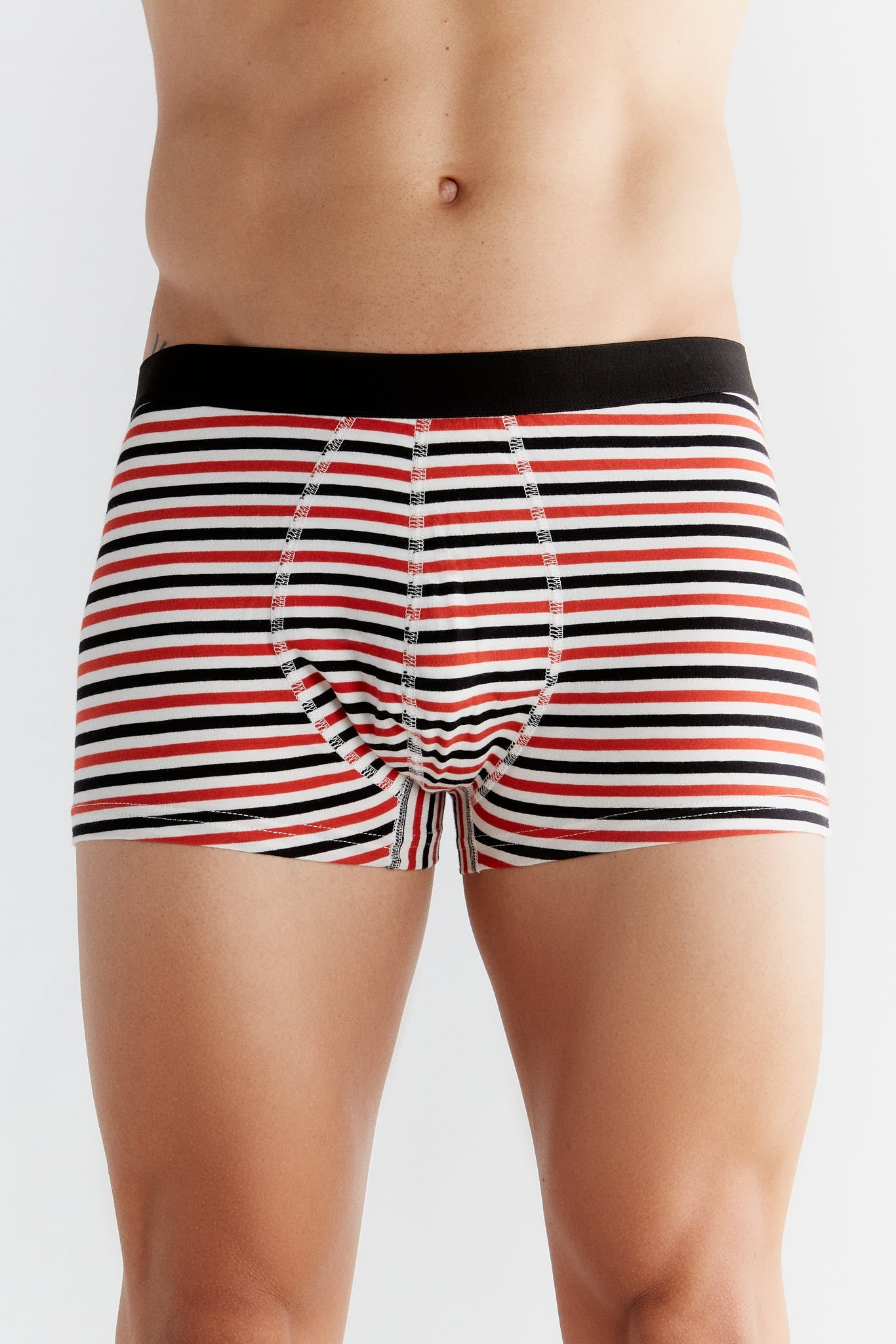 2121-13 | Trunk shorts striped,Off-White-Red-Black