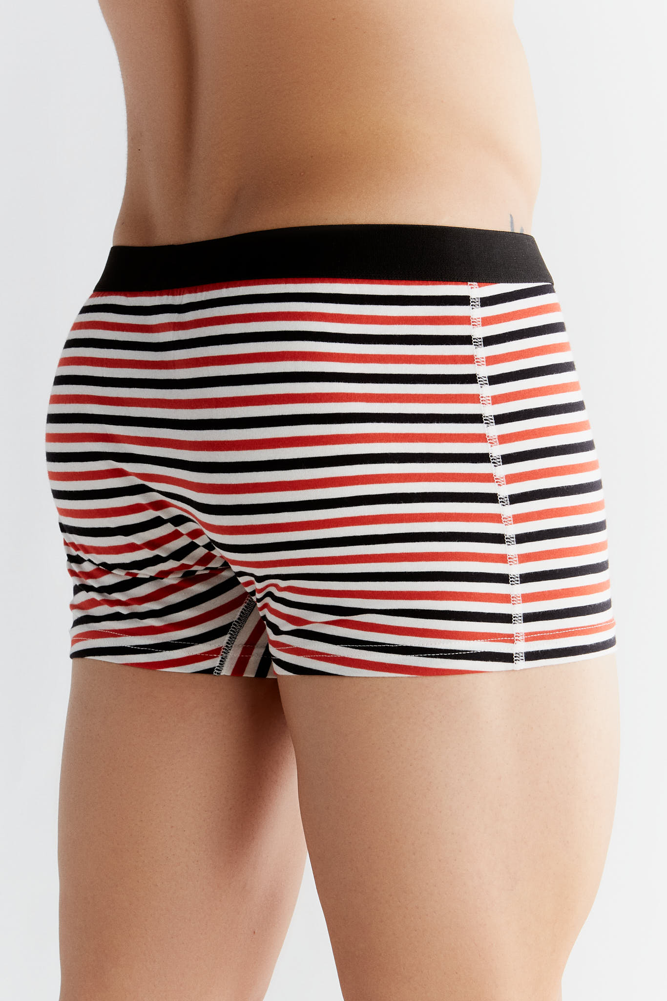 2121-13 | Trunk shorts striped,Off-White-Red-Black