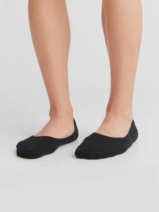 9333 | Terry Footies/invisible socks, black